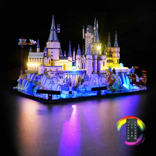 Light Kit for Lego Harry Potter Hogwarts Castle and Grounds, LED Lighting Compatible with Lego 76419 Hogwarts Castle and Grounds (Remote Control Version) Light Kit for Lego Harry Potter Hogwarts Castle and Grounds, LED Lighting Compatible with Lego 76419 Hogwarts Castle and Grounds (Remote Control Version)