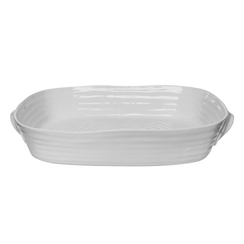 Portmeirion Sophie Conran Grey Large Handled Rectangular Roasting Dish
