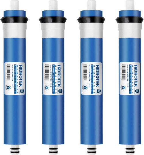 Reverse Osmosis RO Membrane 75 GPD -NSF Certificated-Water Filter Replacement-Pack 4