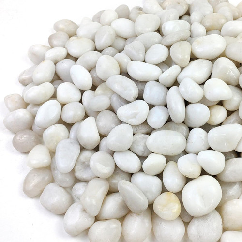 20lbs Natural Decorative White Pebbles, 3/4-1 1/4 Inch High Polished River Rock Stones for Plants Vase Fish Tank Aquariums Landscaping Garden Outdoor and Indoor DIY 20lbs Natural Decorative White Pebbles, 3/4-1 1/4 Inch High Polished River Rock Stones for Plants Vase Fish Tank Aquariums Landscaping Garden Outdoor and Indoor DIY