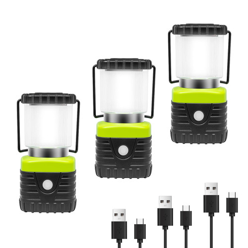 3Packs LED Camping Lantern Rechargeable 1000LM, 4500mAh Power Bank, IP44 Waterproof Lantern Flashlight for Hurricane Emergency, Hiking 3Packs LED Camping Lantern Rechargeable 1000LM, 4500mAh Power Bank, IP44 Waterproof Lantern Flashlight for Hurricane Emergency, Hiking