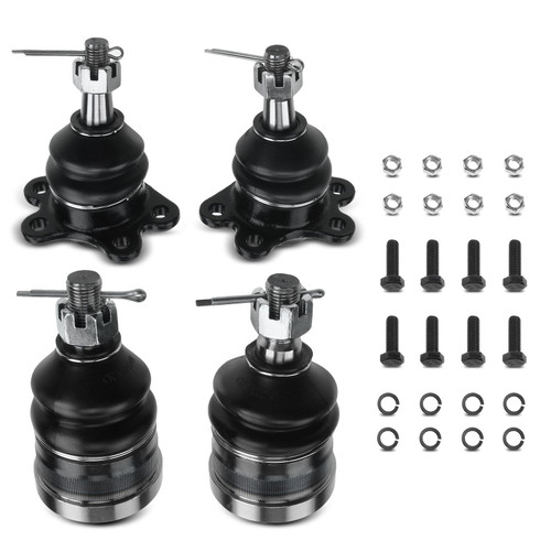 Set of 4, Front Upper Lower Ball Joints Kit, Compatible with Chevy & GMC - Tahoe 1995-2000, Express 1996-2002, Yukon 1995-1999, Savana 1996-2002, C1500 (Suburban) 1988-1999, C2500 1988-2000