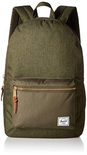 Herschel Settlement Backpack, Crosshatch/Olive Night, One Size