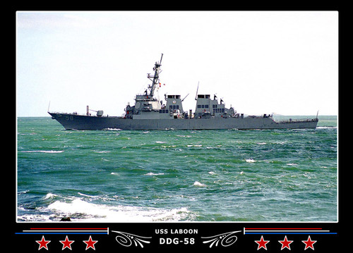 USS Laboon DDG-58 Canvas Photo Print 615DDG58
