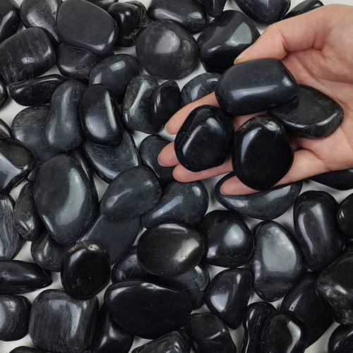 20lb Decorative Black River Rocks for Plants - 1.2-2" Natural Black Pebbles for Indoor Plants, Plant Rocks, Rocks for Outdoor Landscaping, Vase Fillers, Decorative Stones and Garden Rocks 20lb Decorative Black River Rocks for Plants - 1.2-2" Natural Black Pebbles for Indoor Plants, Plant Rocks, Rocks for Outdoor Landscaping, Vase Fillers, Decorative Stones and Garden Rocks