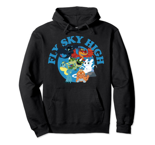 How to Train Your Dragon 3 Hidden World Sky High Pullover Hoodie