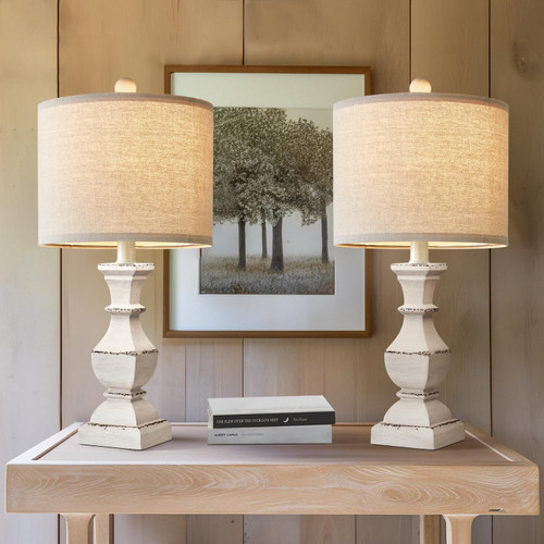 20.5" Retro Table Lamps Set of 2 Nightstand Lamp for Bedroom Vintage Rustic Table Lamps for Living Room Traditional Nightstand Bedside Lamps 20.5" Retro Table Lamps Set of 2 Nightstand Lamp for Bedroom Vintage Rustic Table Lamps for Living Room Traditional Nightstand Bedside Lamps