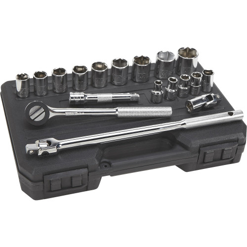 18-Pc. 1/2in.-Drive SAE Socket Set