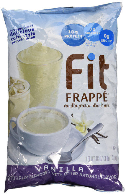 Fit Frappe Vanilla Protein Shake Beverage Mix, 3.0 Pound