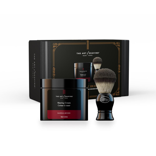 Sandalwood Iconic Duo Giftset - Shaving Cream 5oz & Shaving Brush