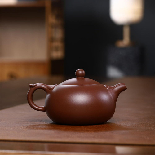 Chinese Yixing Purple Clay Teapot Handmade Tea Set Chinese Kung Fu Teapot (Ruyi Xishi 260ML) Chinese Yixing Purple Clay Teapot Handmade Tea Set Chinese Kung Fu Teapot (Ruyi Xishi 260ML)