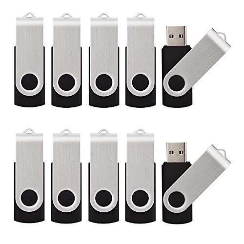 KALSAN 20 Pack 16GB USB Flah Drives Pack USB 2.0 16GB Flash Drive 20 Pack USB Memory Stick-Black