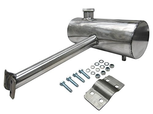 BBR Tuning 2L Seat Mounted Keg-Style Gas Tank For 2-Stroke and 4-Stroke Motorized Bicycle Engine Kits  Gas Bike Gas Tank Upgrade (Chrome)