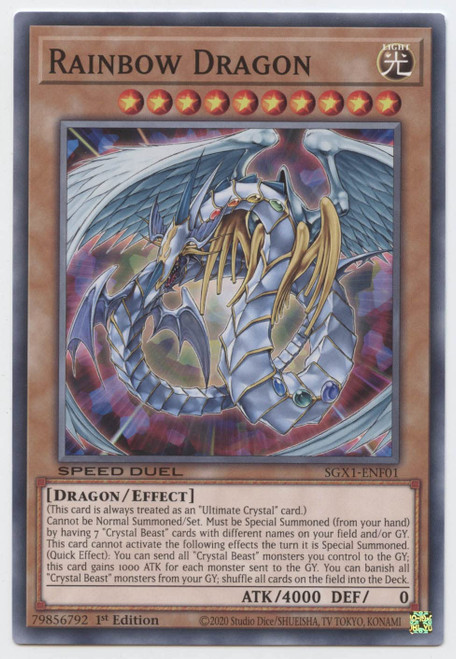 Rainbow Dragon - SGX1-ENF01 - Common - 1st Edition