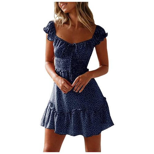 Amazon Deals for March March Big Deals Ladies Tea Party Dress V Neck Sun Dress Dress for Curvy Women Lightning Deals of Today Prime Spring Sale 2024 Amazon Deals for March My Orders