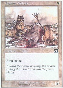Magic The Gathering - Tundra Wolves - Sixth Edition