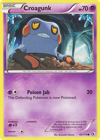 - Croagunk (62/113) - Legendary Treasures