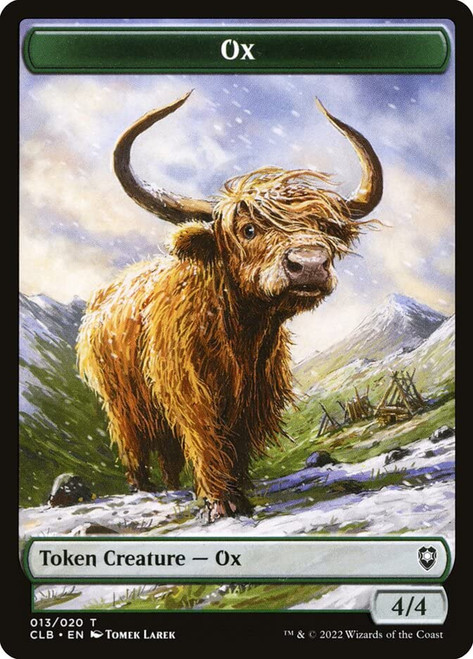 Magic: the Gathering - Ox (013) // Treasure (017) - Foil - Battle for Baldur's Gate