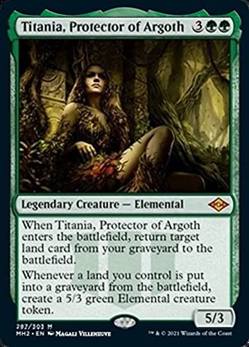Magic: the Gathering - Titania, Protector of Argoth (287) - Modern Horizons 2