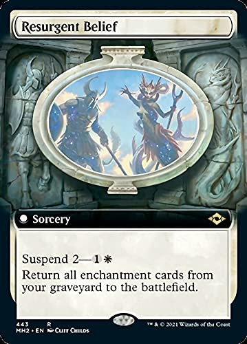 Magic: the Gathering - Resurgent Belief (443) - Extended Art - Modern Horizons 2