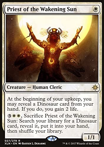 MTG Magic: The Gathering - Priest of The Wakening Sun (27) Ixalan XLN