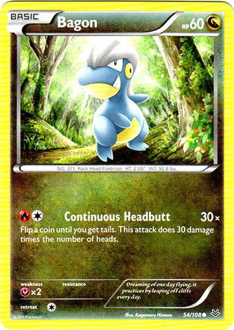 Pokemon - Bagon (54/108) - XY Roaring Skies
