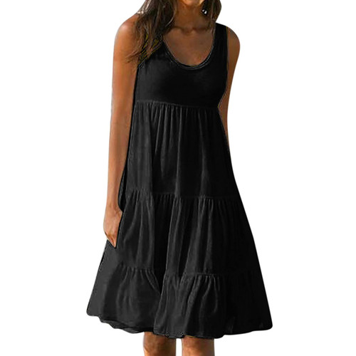 Sundresses for Women Casual Beach 2024 Sleeveless Resort Wear Gradient Tiered Sun Dresses Tropical Summer Tank Dress Sundresses for Women Casual Beach 2024 Sleeveless Resort Wear Gradient Tiered Sun Dresses Tropical Summer Tank Dress