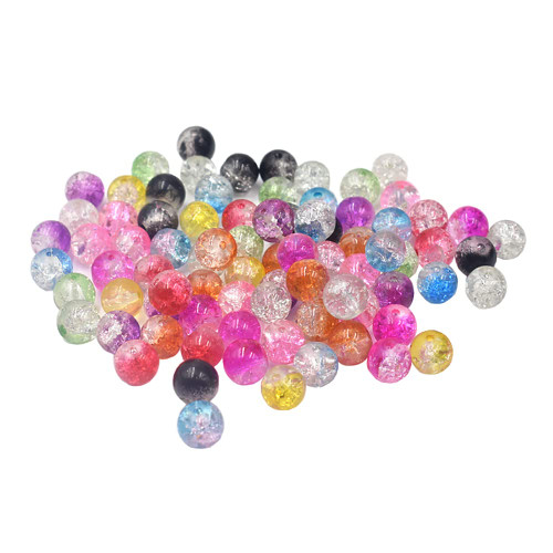 200 Pcs 8mm Glass Crackle Beads Lampwork Round Beads Handcrafted Crystal Beads Loose Spacer Beads for Jewelry Making 200 Pcs 8mm Glass Crackle Beads Lampwork Round Beads Handcrafted Crystal Beads Loose Spacer Beads for Jewelry Making