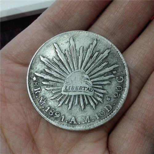 Coin Collection Commemorative Coin 1891 Mexican Trade Silver Silver Polish Slim Silver Eagle Ocean Mong Coin Silver Coin Collection Asia Coin