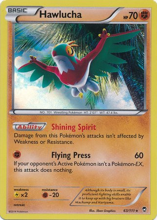 - Hawlucha (63/111) - XY Furious Fists - Holo