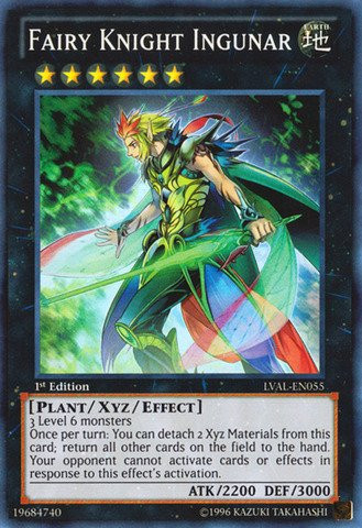 - Fairy Knight Ingunar (LVAL-EN055) - Legacy of The Valiant - 1st Edition - Super Rare