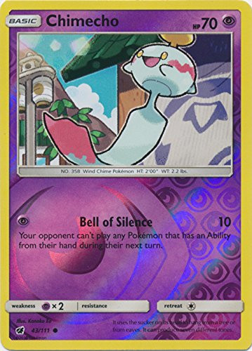 Chimecho - 43/111 - Common - Reverse Holo - Sun & Moon: Crimson Invasion
