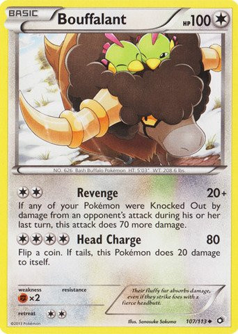 - Bouffalant (107/113) - Legendary Treasures