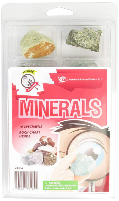 American Educational Explore with Me Geology Series Minerals Collection