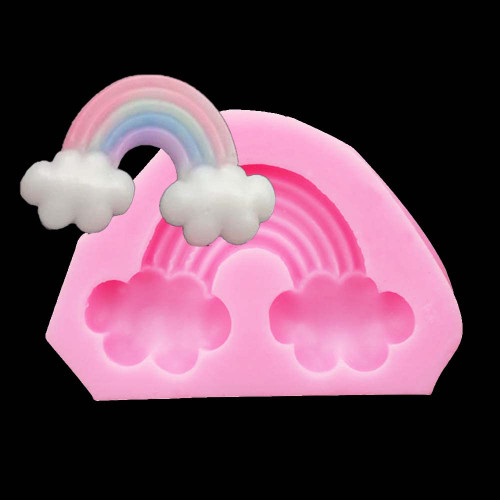 RELAND SUN Cloud Rainbow Baking Cake Silicone Molds (small)