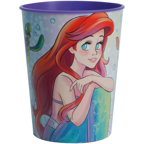 Plastic Stadium Cup - 16 Oz | Disney Little Mermaid | 1 Pc