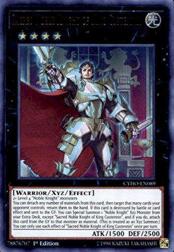 Yu-Gi-Oh! - Sacred Noble Knight of King Custennin - CYHO-EN089 - Ultra Rare - 1st Edition - Cybernetic Horizon