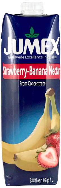Carniceria Compare, Strawberry-Banana Nectar, 33.8 Fl Oz