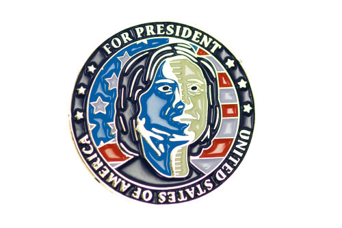 Donald Trump & Hillary Clinton For President Flip Coin