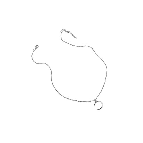 Dainty Moon Crescent Necklace Chain Necklace, Crescent Moon Phase Pendant Dainty Chain Minimalist Simple Boho Jewelry Mother's Gift Dainty Moon Crescent Necklace Chain Necklace, Crescent Moon Phase Pendant Dainty Chain Minimalist Simple Boho Jewelry Mother's Gift