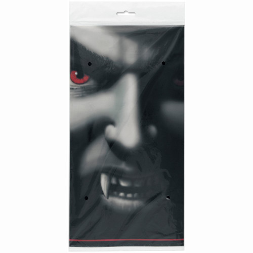 Vampire Halloween Plastic Tablecloth, 84" x 54"