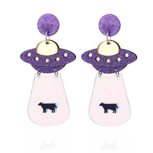 Acrylic UFO Aliens Acrylic Earrings Cosmos Weird Earrings Women Novelty Fun Earrings Planet Alien Earrings Glitter Space Earrings Cute Dangle Earrings for Girls Accessories (F) Acrylic UFO Aliens Acrylic Earrings Cosmos Weird Earrings Women Novelty Fun Earrings Planet Alien Earrings Glitter Space Earrings Cute Dangle Earrings for Girls Accessories (F)