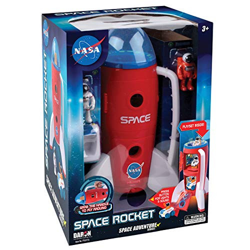 Daron PT63114 Adventure Series: Space Rocket with Lights, Sounds & Figurines, NASA