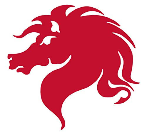 Military Us Air Force Red Horse Vinyl Sticker Decals (Pack of 2) for Car Bumper Window Laptop Tablet Phone (3" x 2.8", Red) Military Us Air Force Red Horse Vinyl Sticker Decals (Pack of 2) for Car Bumper Window Laptop Tablet Phone (3" x 2.8", Red)