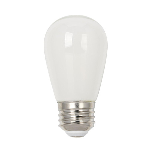 Lighting 5282000 1 Watt (15 Watt Equivalent) S14 Frosted Filament LED Light Bulb, Medium Base