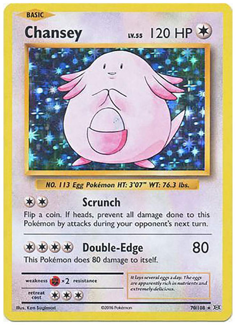 - Chansey (70/108) - XY Evolutions - Holo