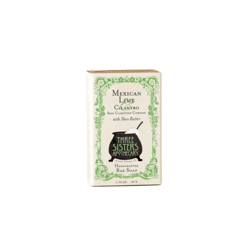 Three Sisters Apothecary 1.75 oz. Handcrafted Bar Soap (Mexican Lime & Cilantro)