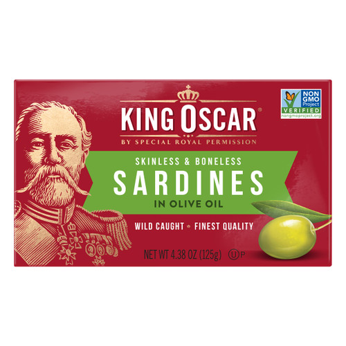 Skinless & Boneless Sardines in Olive Oil, 4.38 Oz (Pack Of 1)