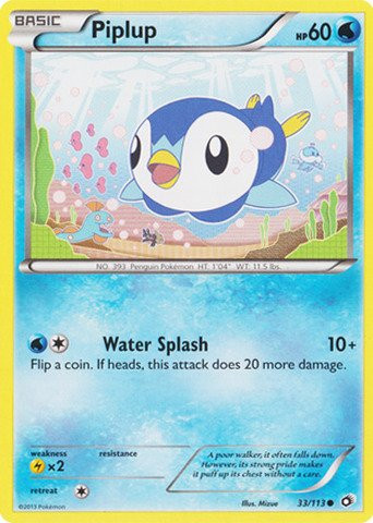 - Piplup (33/113) - Legendary Treasures