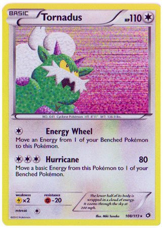 - Tornadus (108/113) - Legendary Treasures - Holo